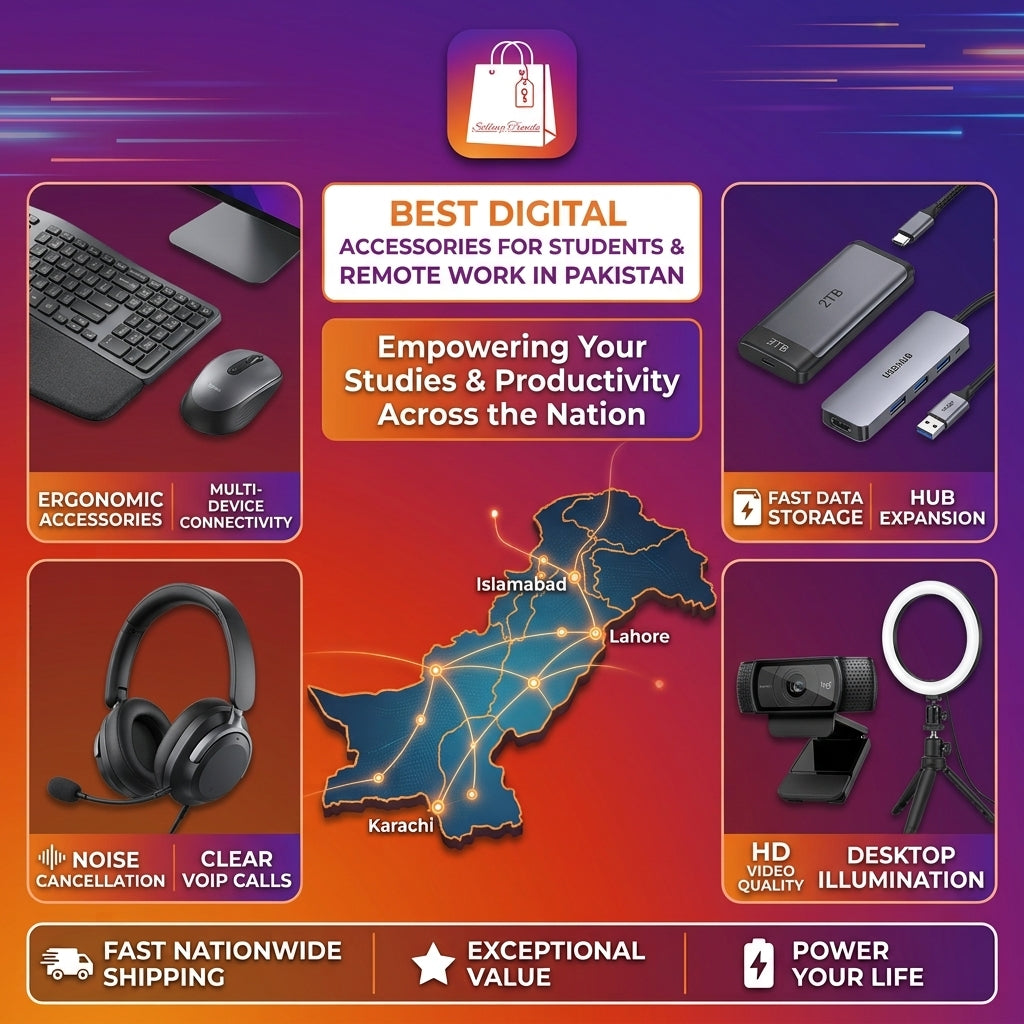 Best Digital Accessories for Students and Remote Work in Pakistan