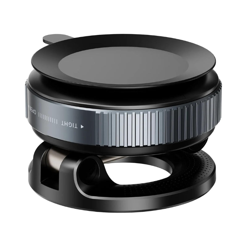 K007 Vacuum Suction Magnetic Car Phone Mount – 360° Adjustable Aluminium Alloy Bracket
