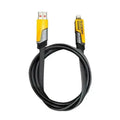 Universal 4-in-1 Fast Charging Cable – 65W PD & 27W Lightning | USB-C, USB-A, & iOS Compatible