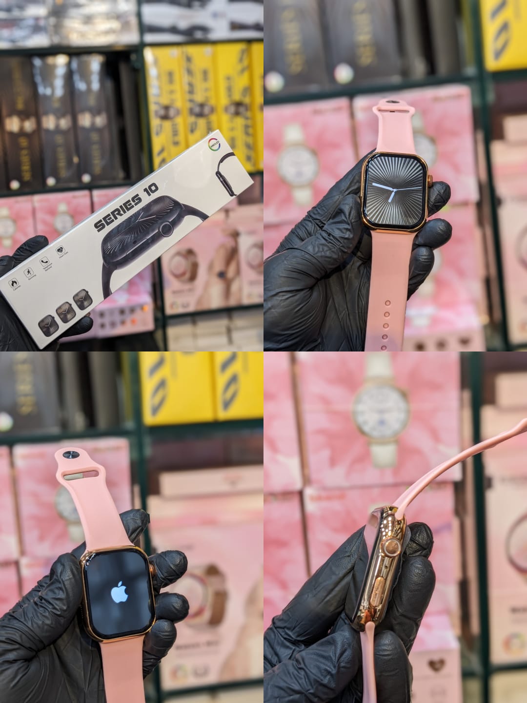 Series 10 Smart Watch (1:1 Premium Edition) with Apple Logo – 46mm AMOLED Display, Bluetooth Calling & 2 Free Straps