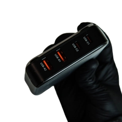 Toocki 67W GaN Multi-Port Charging Station – 4-Port USB-C PD & QC Fast Desktop Charger for MacBook Pro, iPhone, Samsung & Laptops