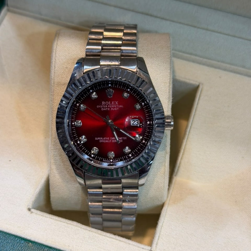 Classic Rlx Date Heritage Edition – 36mm/41mm, Sunburst Dial, Fluted Bezel, Jubilee Bracelet