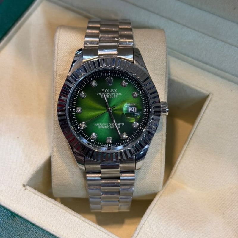 Classic Rlx Date Heritage Edition – 36mm/41mm, Sunburst Dial, Fluted Bezel, Jubilee Bracelet