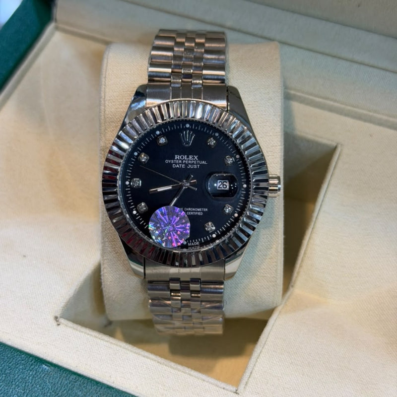 Classic Rlx Date Heritage Edition – 36mm/41mm, Sunburst Dial, Fluted Bezel, Jubilee Bracelet