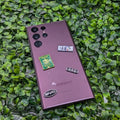 Pakistani Passport, $100 Dollar Bill & Luxury Car Metal Sticker Pack - Set of 4 3D Metallic Phone Stickers