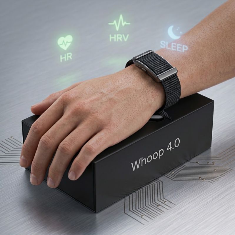 Whoop Band – Screenless Athletic Health Tracker, 24/7 Heart Rate & Sleep Monitor with Ultra-Comfort Fabric Band