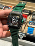 Apex RM Flyback Racing Edition – 1:1 Master Quality, Oversized Date, Skeletonized Dial, High-Impact Tonneau Case & FKM Rubber Strap