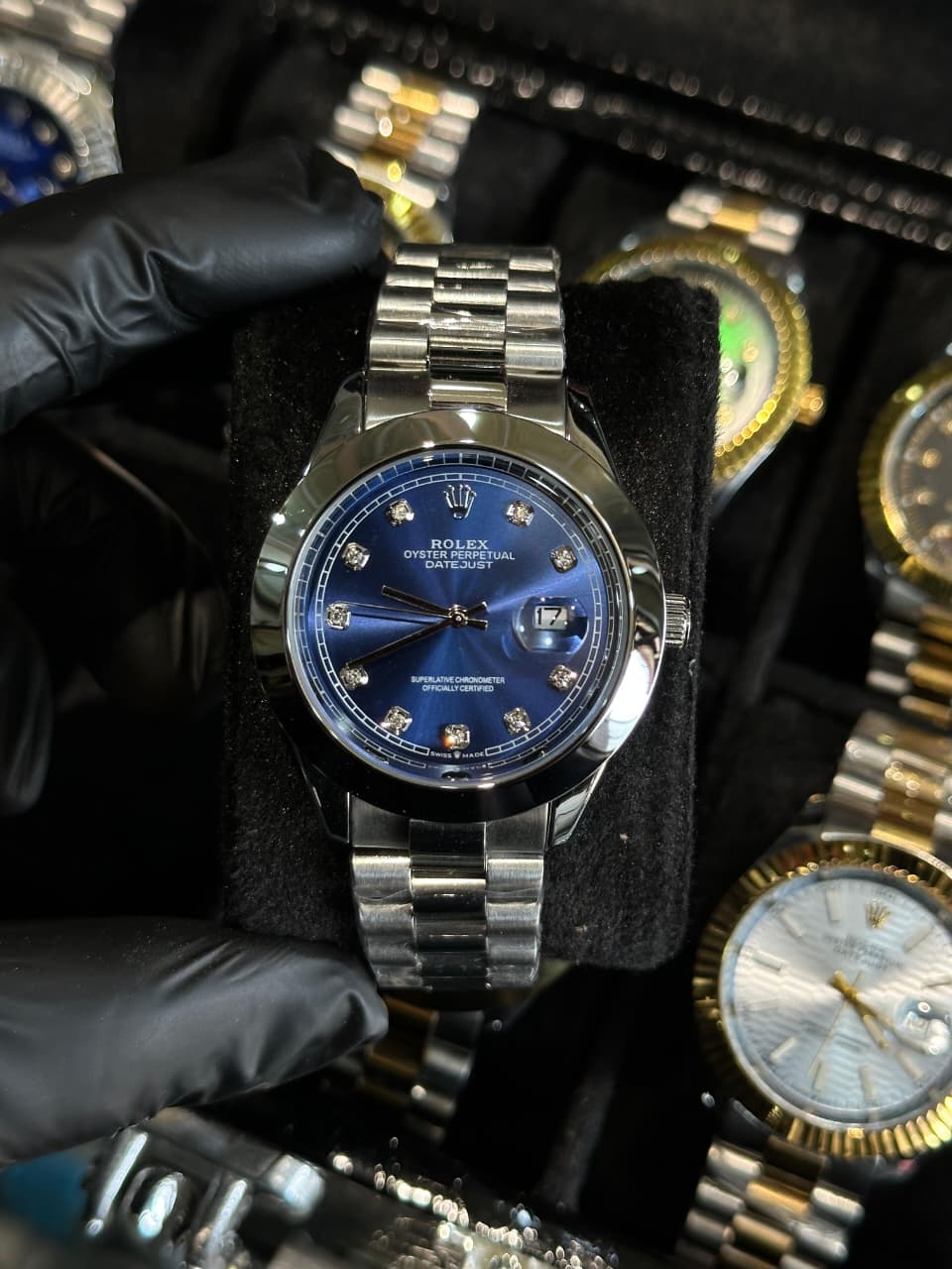 Classic Rolex Date Heritage Edition – 36mm/41mm Master Quality 1:1, Sunburst Dial, Fluted Bezel, Jubilee Bracelet