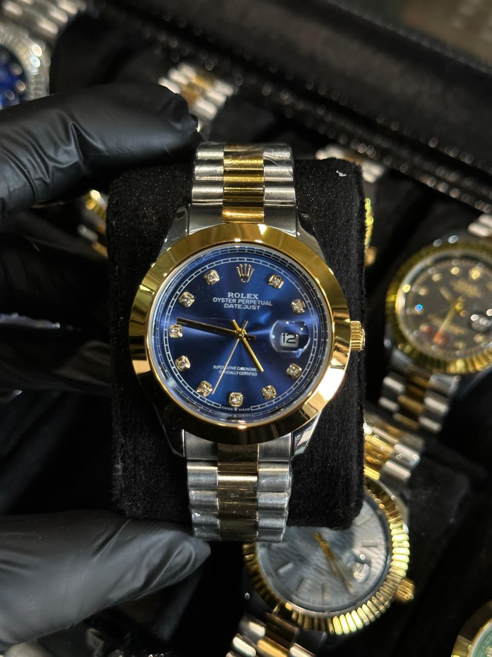 Classic Rolex Date Two-Tone Heritage Edition – 1:1 Master Quality, Steel Jubilee Chain