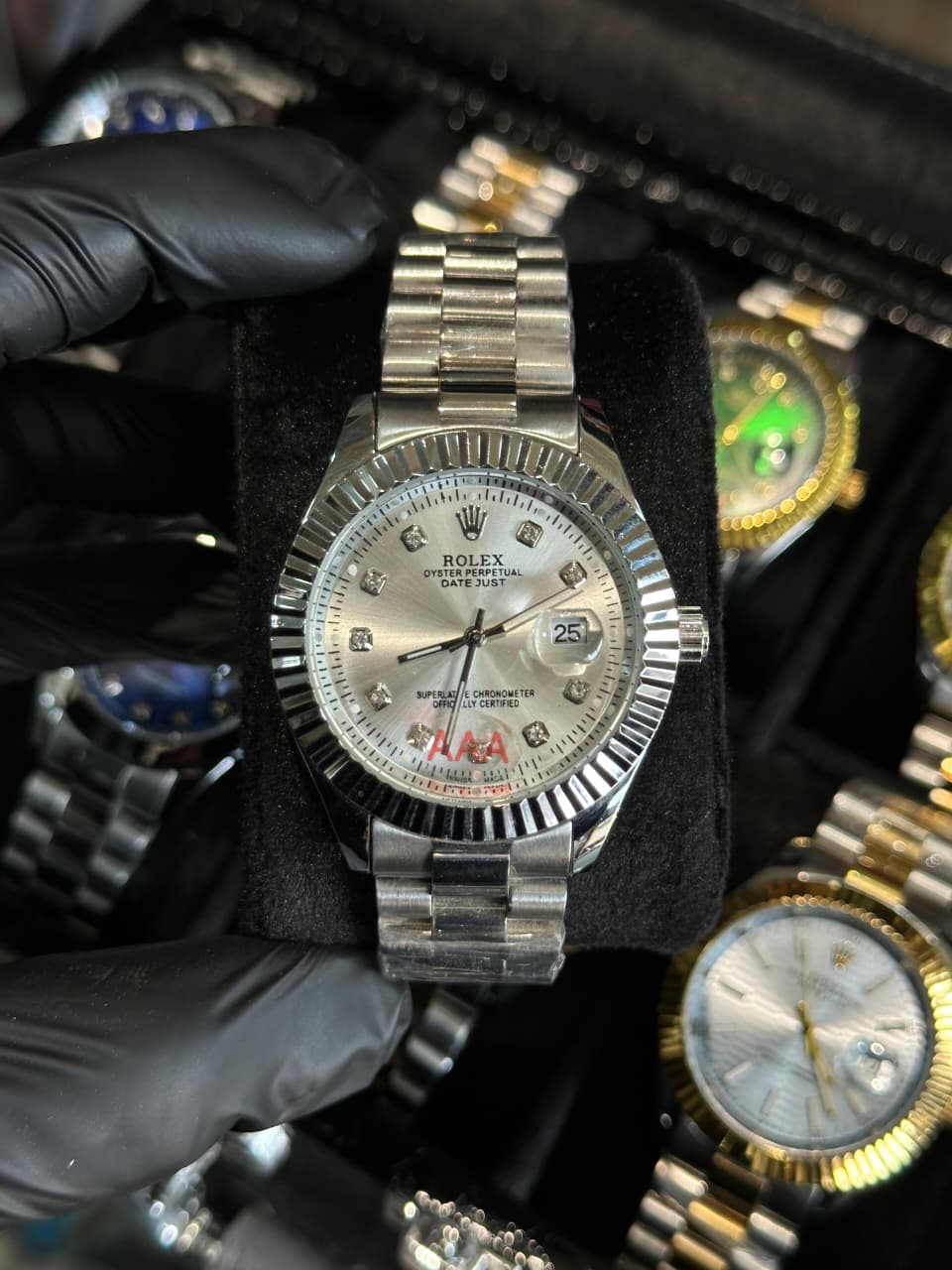 Classic Rolex Date Heritage Edition – 36mm/41mm Master Quality 1:1, Sunburst Dial, Fluted Bezel, Jubilee Bracelet