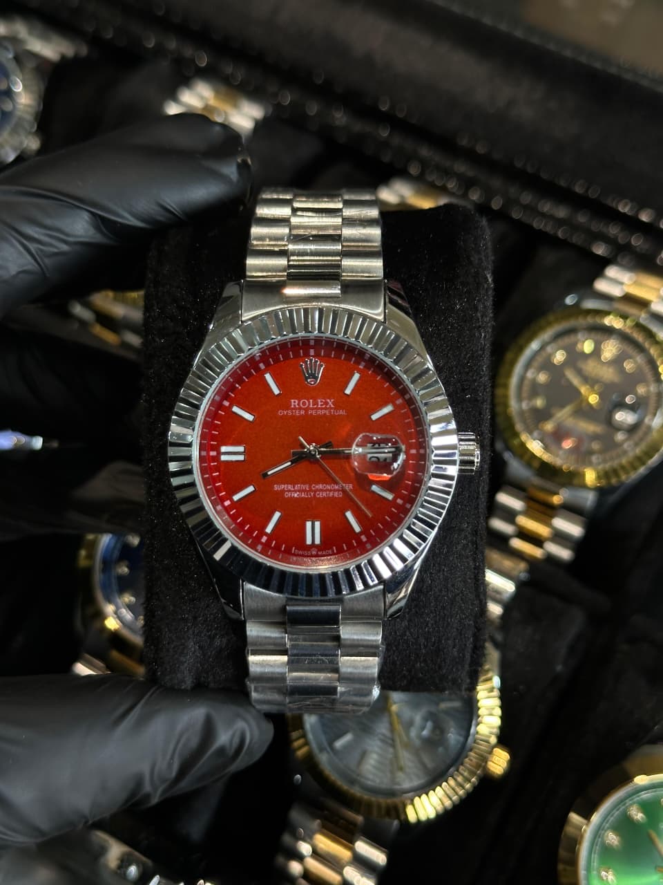 Classic Rolex Date Heritage Edition – 36mm/41mm Master Quality 1:1, Sunburst Dial, Fluted Bezel, Jubilee Bracelet