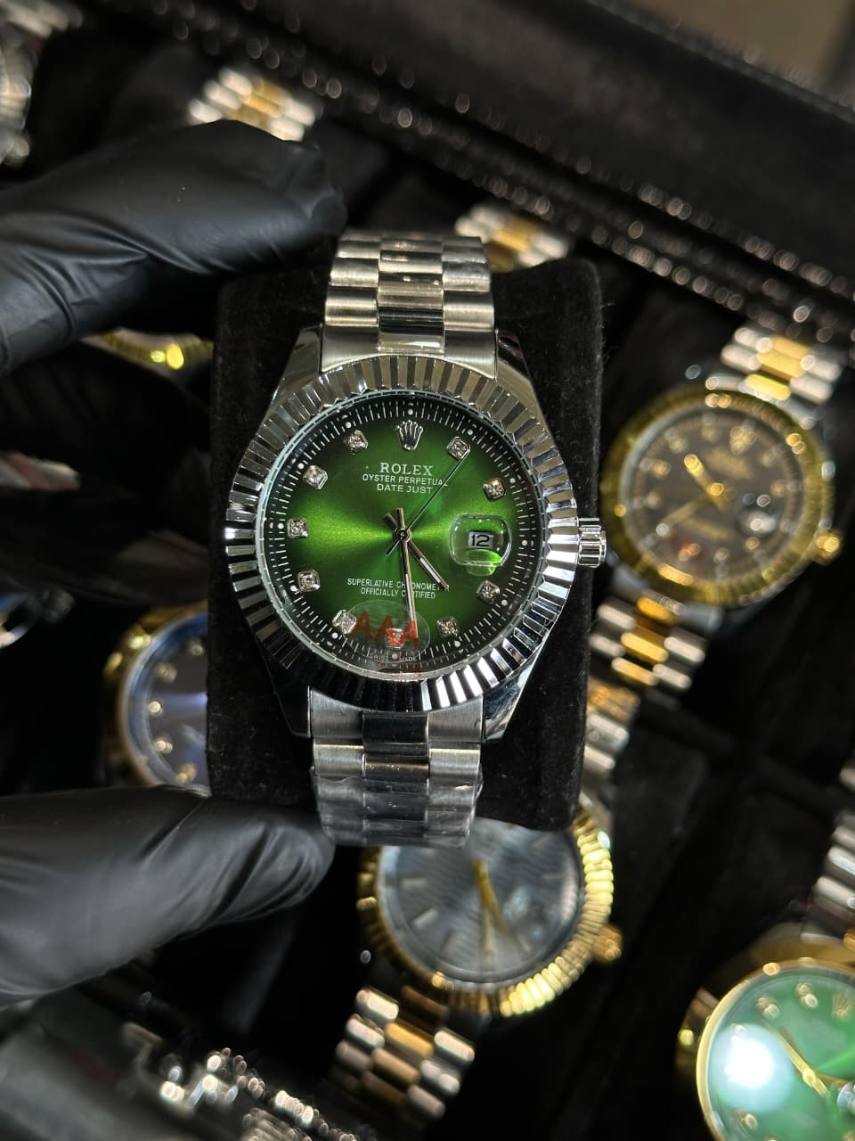 Classic Rolex Date Heritage Edition – 36mm/41mm Master Quality 1:1, Sunburst Dial, Fluted Bezel, Jubilee Bracelet