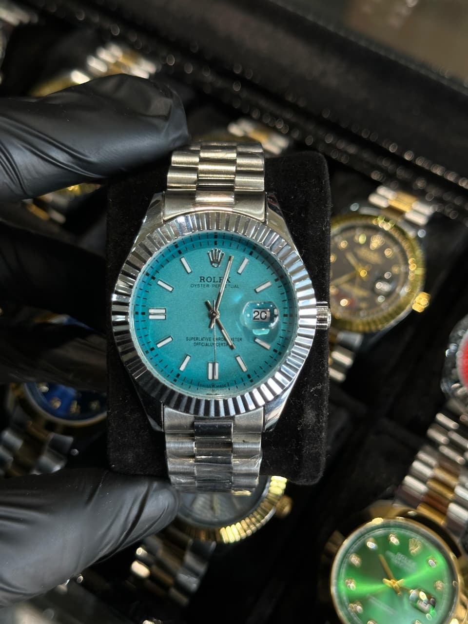 Classic Rolex Date Heritage Edition – 36mm/41mm Master Quality 1:1, Sunburst Dial, Fluted Bezel, Jubilee Bracelet