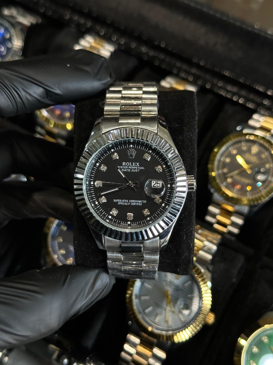 Classic Rolex Date Heritage Edition – 36mm/41mm Master Quality 1:1, Sunburst Dial, Fluted Bezel, Jubilee Bracelet