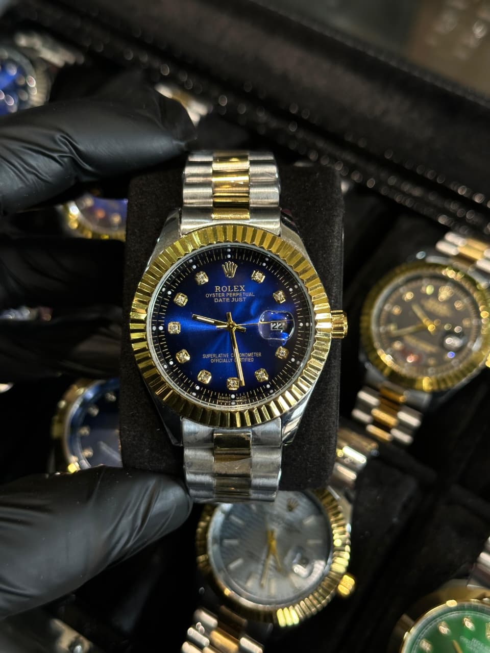Classic Rolex Date Two-Tone Heritage Edition – 1:1 Master Quality, Steel Jubilee Chain