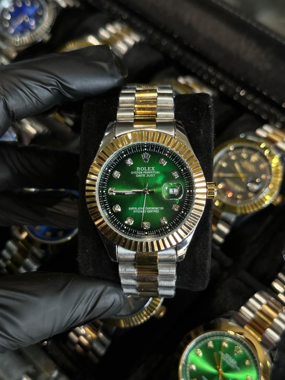 Classic Rolex Date Two-Tone Heritage Edition – 1:1 Master Quality, Steel Jubilee Chain