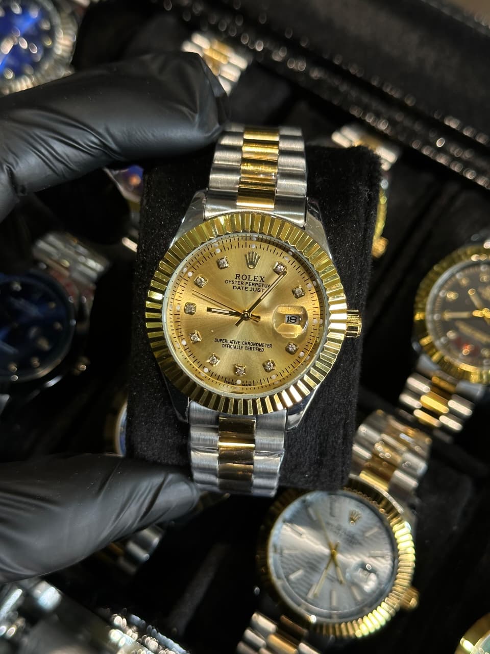 Classic Rolex Date Two-Tone Heritage Edition – 1:1 Master Quality, Steel Jubilee Chain