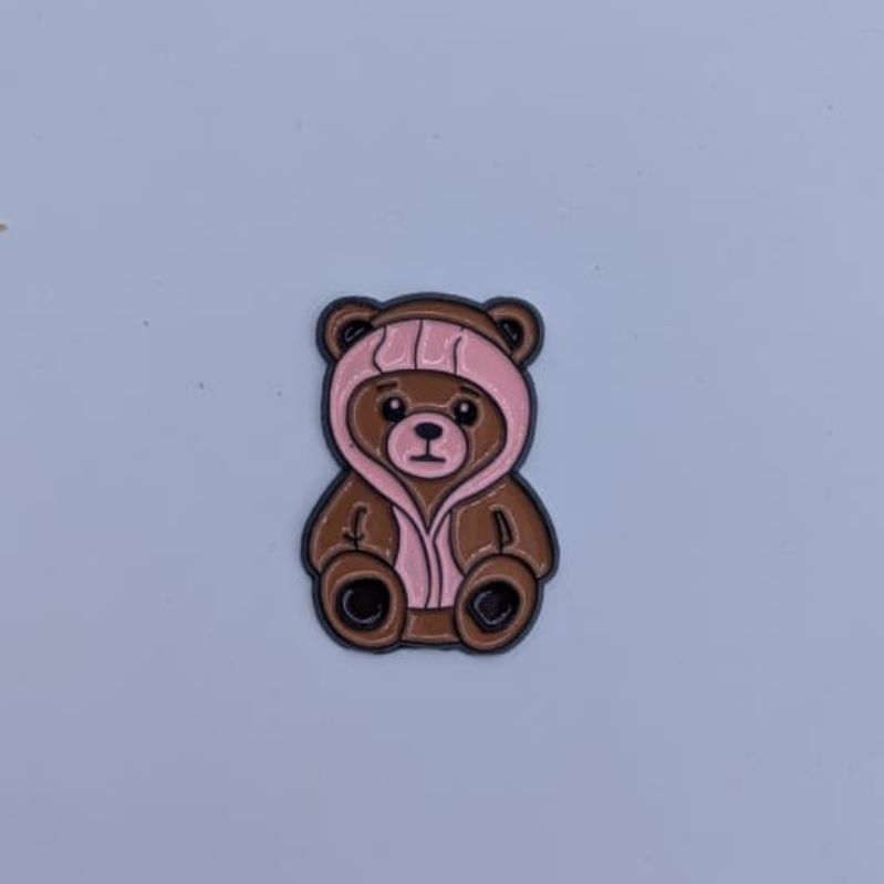 Cute Hello Kitty, Panda, Teddy Bear & Kitty Cat Metal Sticker Pack - Set of 4 3D Metallic Phone Stickers